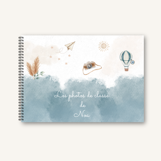 Album Photo de Classe - A4 paysage (PS -> Terminale) | 6 Modèles + Option Personnalisation