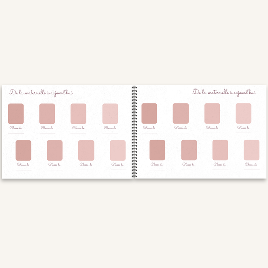 Album Photo de Classe - A4 paysage (PS -> Terminale) | 6 Modèles + Option Personnalisation