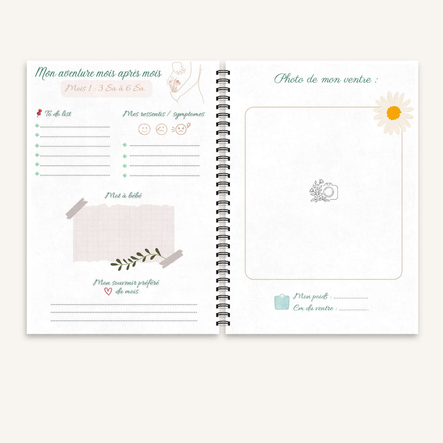 Journal de Grossesse Premium