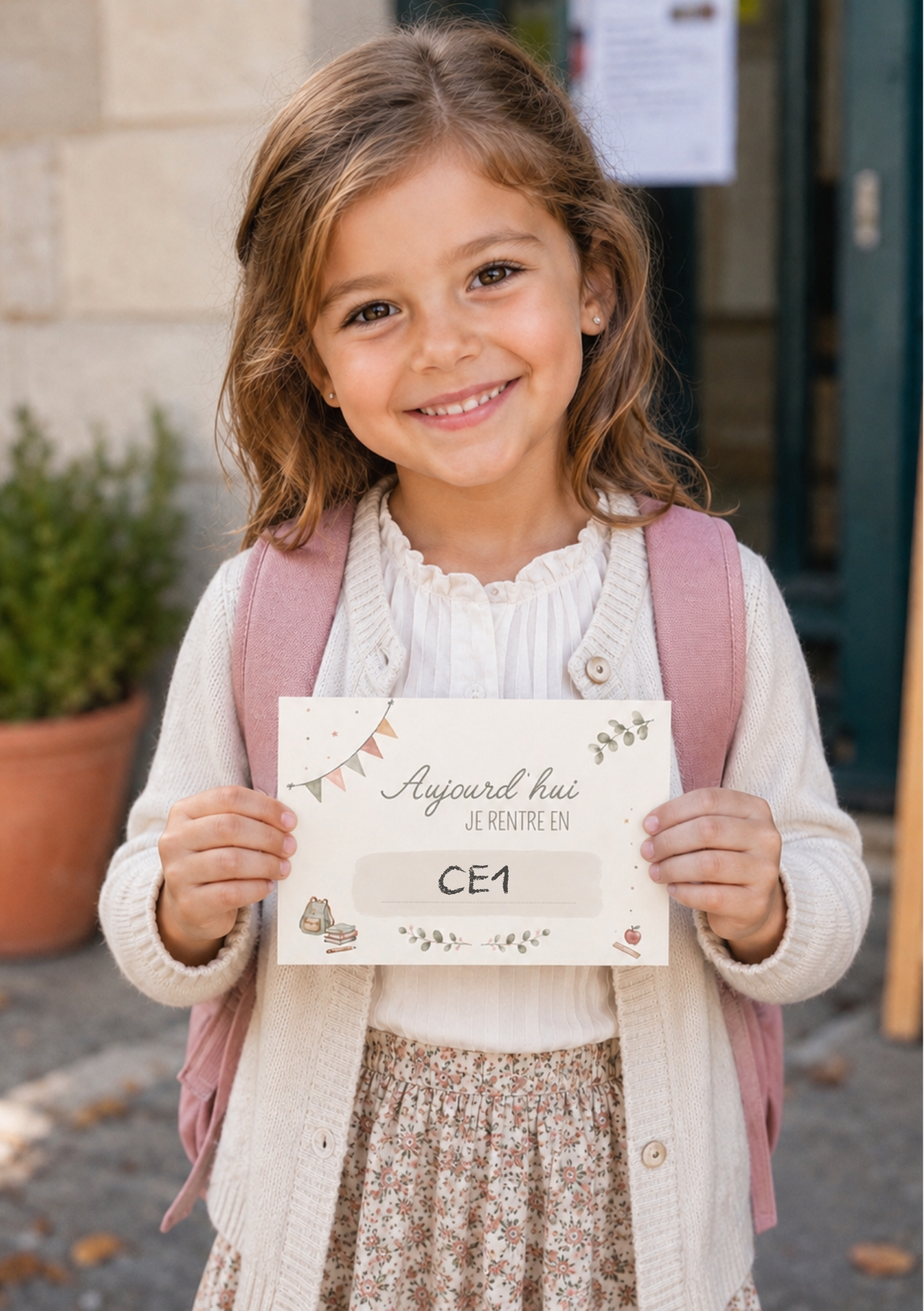 Album photos de classe & souvenirs d'école - De la maternelle au lycée + Carte de rentrée OFFERTE