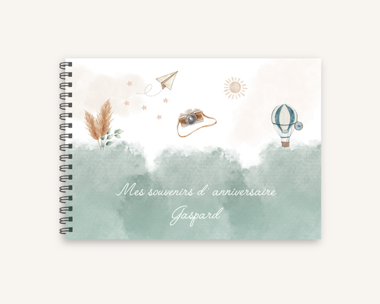 Albums souvenirs des anniversaires - De 1 à 18 ans