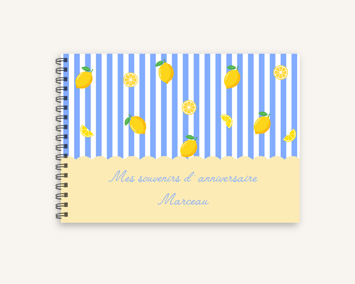 Albums souvenirs des anniversaires - De 1 à 18 ans