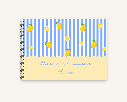 Albums souvenirs des anniversaires - De 1 à 18 ans