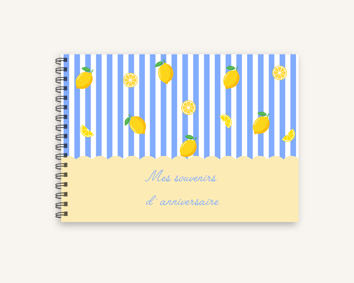 Albums souvenirs des anniversaires - De 1 à 18 ans